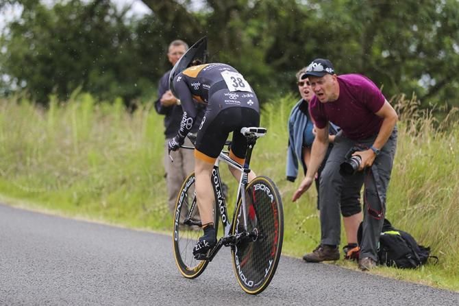 Elinor Barker, Wiggle Honda could only manage 4th place.
