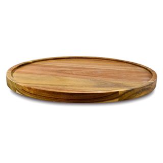 Wooden round turntable
