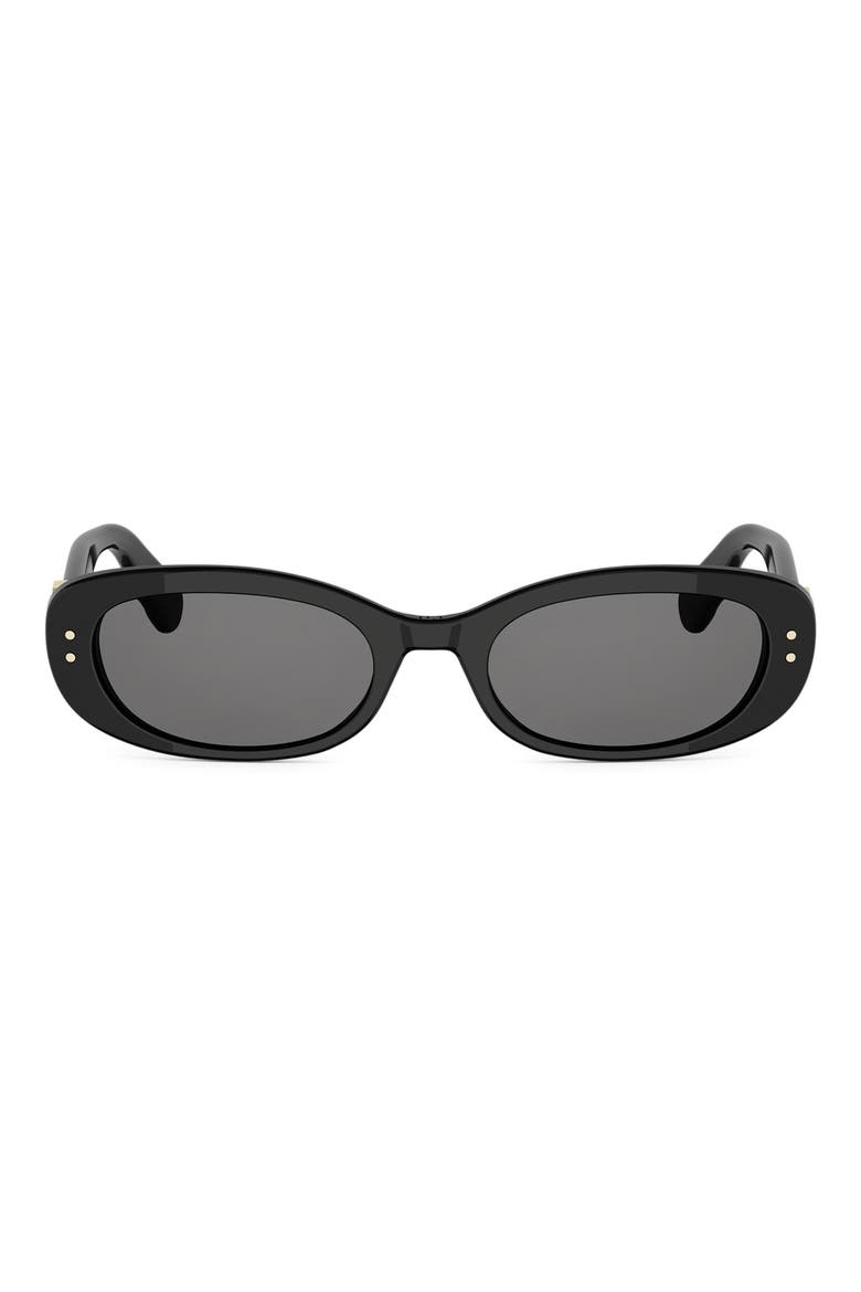 Dioroblique B1i 52mm Oval Sunglasses