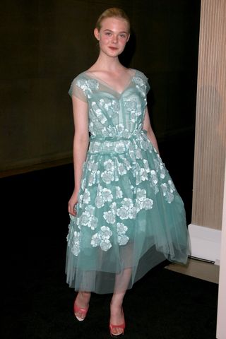 Elle Fanning Wears Marc Jacobs At The Women In Film Crystal And Lucy Awards 2011