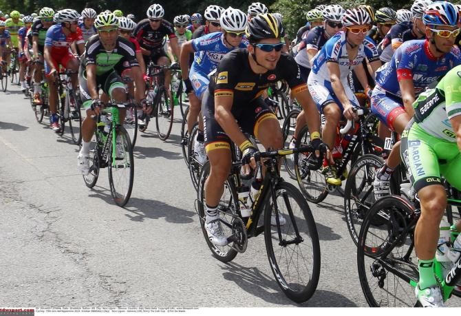 Kristian Sbaragli (MTN - Qhubeka) in the peloton