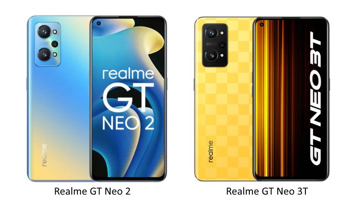 Realme GT Neo 2 x Realme GT Neo 3T