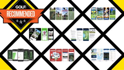 A collection of the best golf apps in a grid system