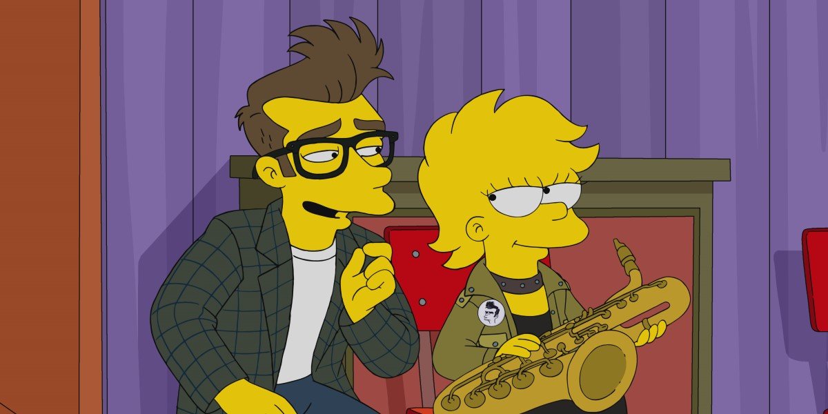 benedict cumberbatch&#039;s quilloughby and lisa simpson in the simpsons season 32