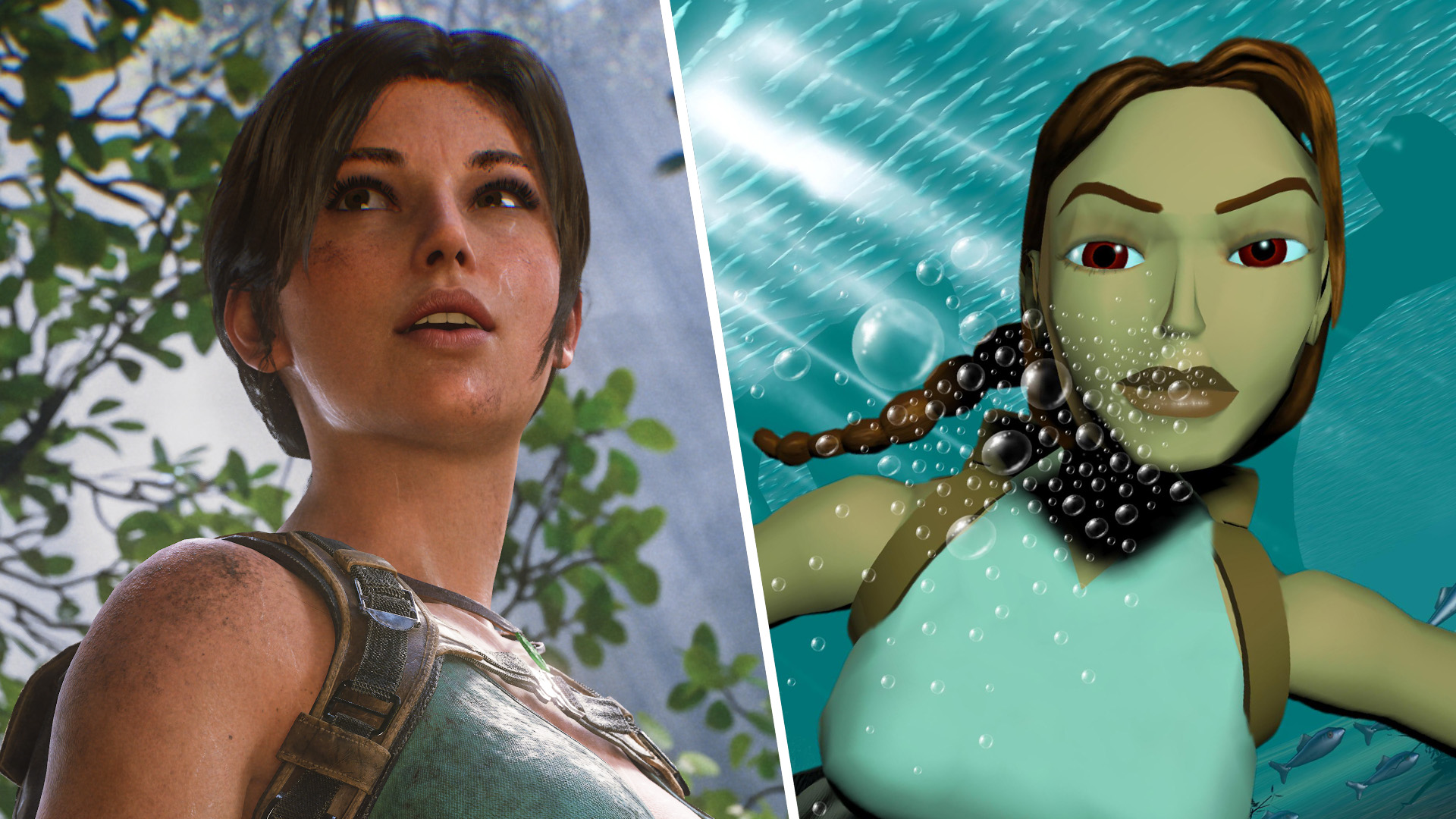 Lara Croft (1996) and Lara Croft (2026)