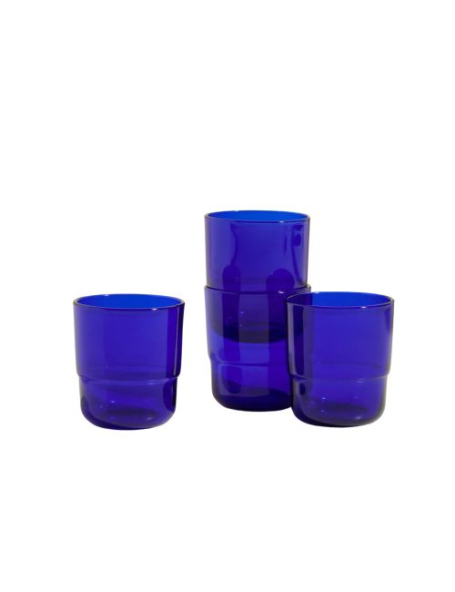 Short Night + Day Glasses - Set of 4 / Azul