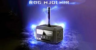 Rog Mjolnir is a portable power station that looks like Thor's famous hammer