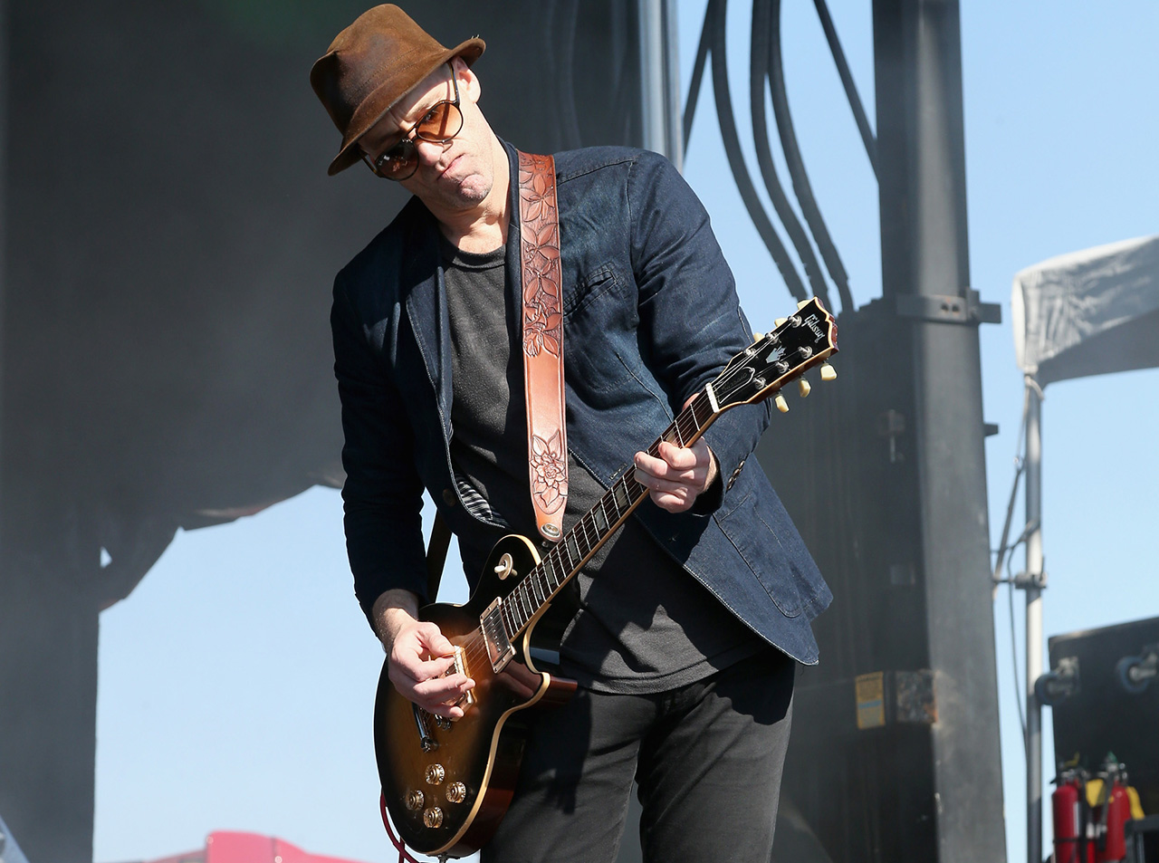 Rogers Stevens performs onstage with Blind Melon at the Del Mar Race Track in Del Mar, California on September 14, 2019
