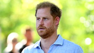 Prince Harry, Duke of Sussex looks on during day six of the Invictus Games Düsseldorf 2023 on September 15, 2023