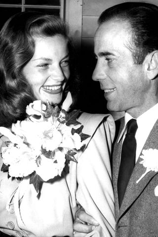 Lauren Bacall And Humphrey Bogart's Wedding, 1945