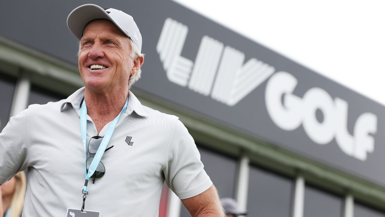 LIV Golf CEO Greg Norman at the second LIV Golf Invitational Series event in Portland, Oregon