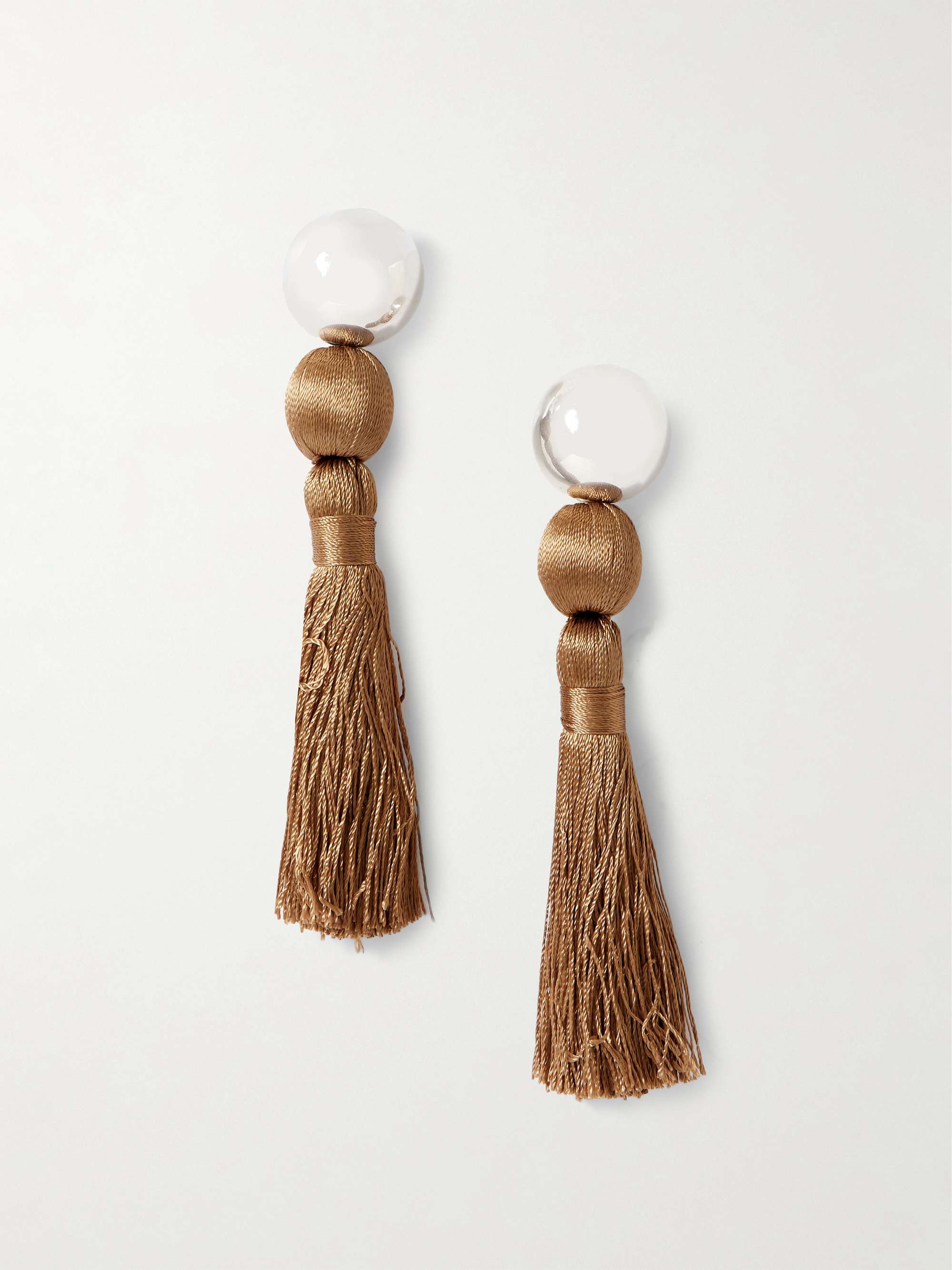 Venetian Tasseled Sterling Silver Earrings