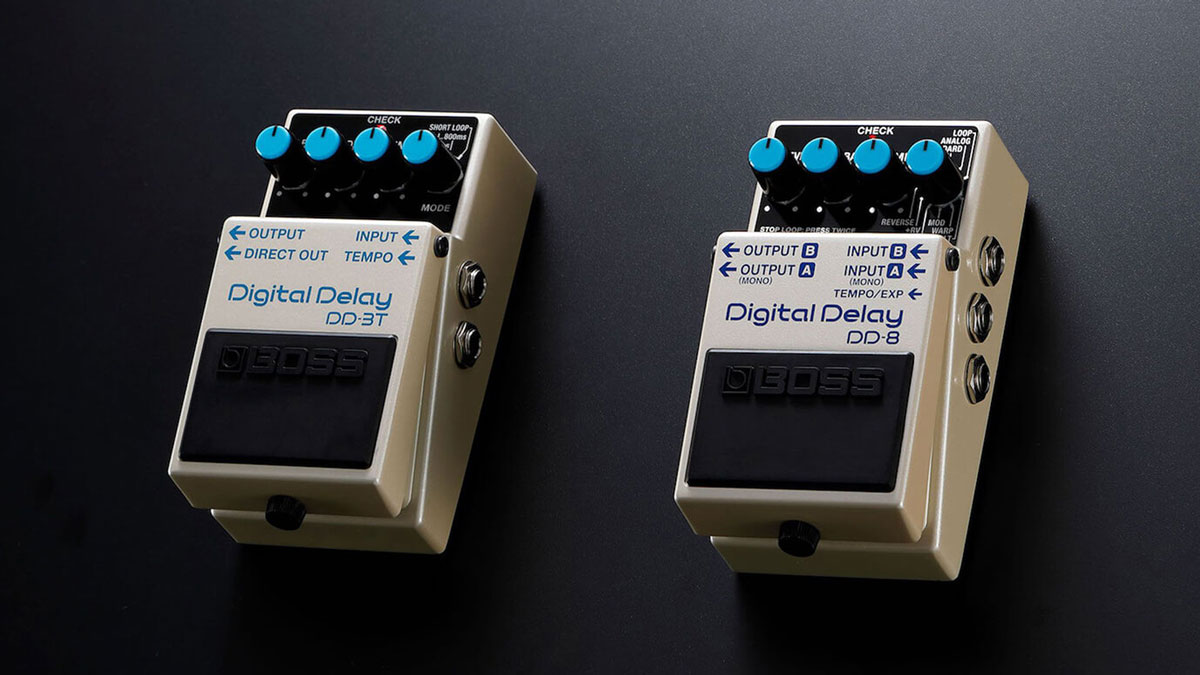Boss updates its digital delay line with new DD-3T and DD-8 pedals 