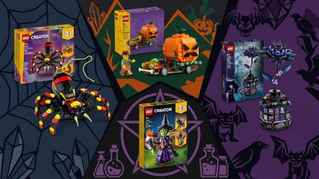 A selection of Halloween Lego sets.