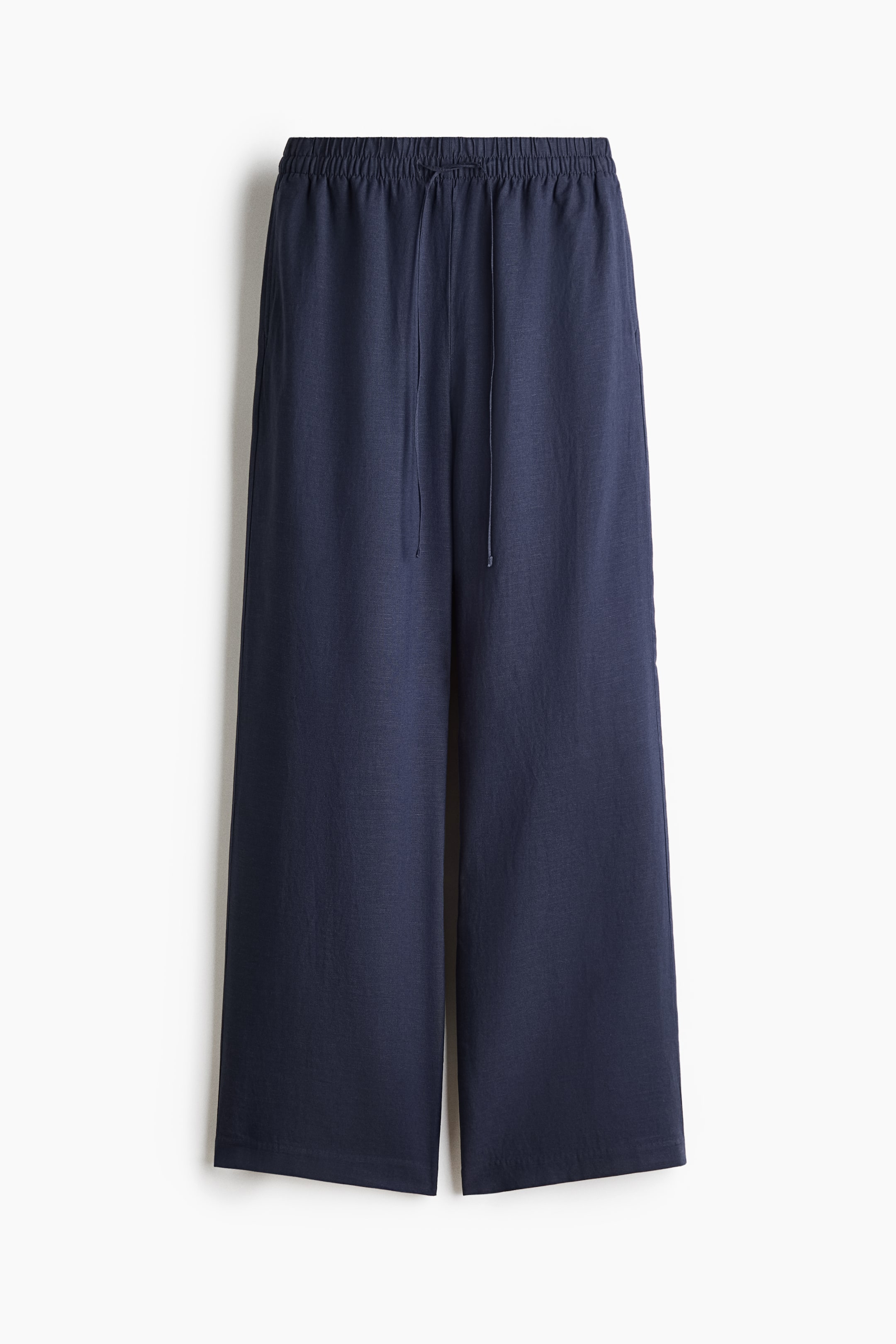 Linen-Blend Trousers