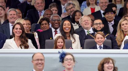 Queen Elizabeth II Platinum Jubilee 2022 - Platinum Party At The Palace Kate Middleton, Mike Tindall, and others enjoy the celebrations