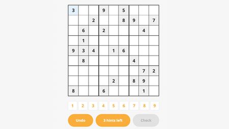 A sudoku grid