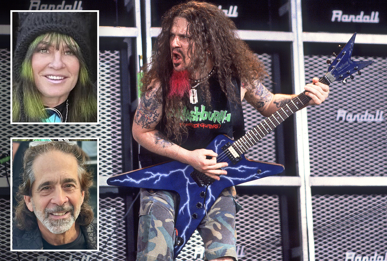 Dimebag Darrel and, inset, Rita Haney and Dean Zelinsky