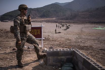 U.S. military drills in South Korea.
