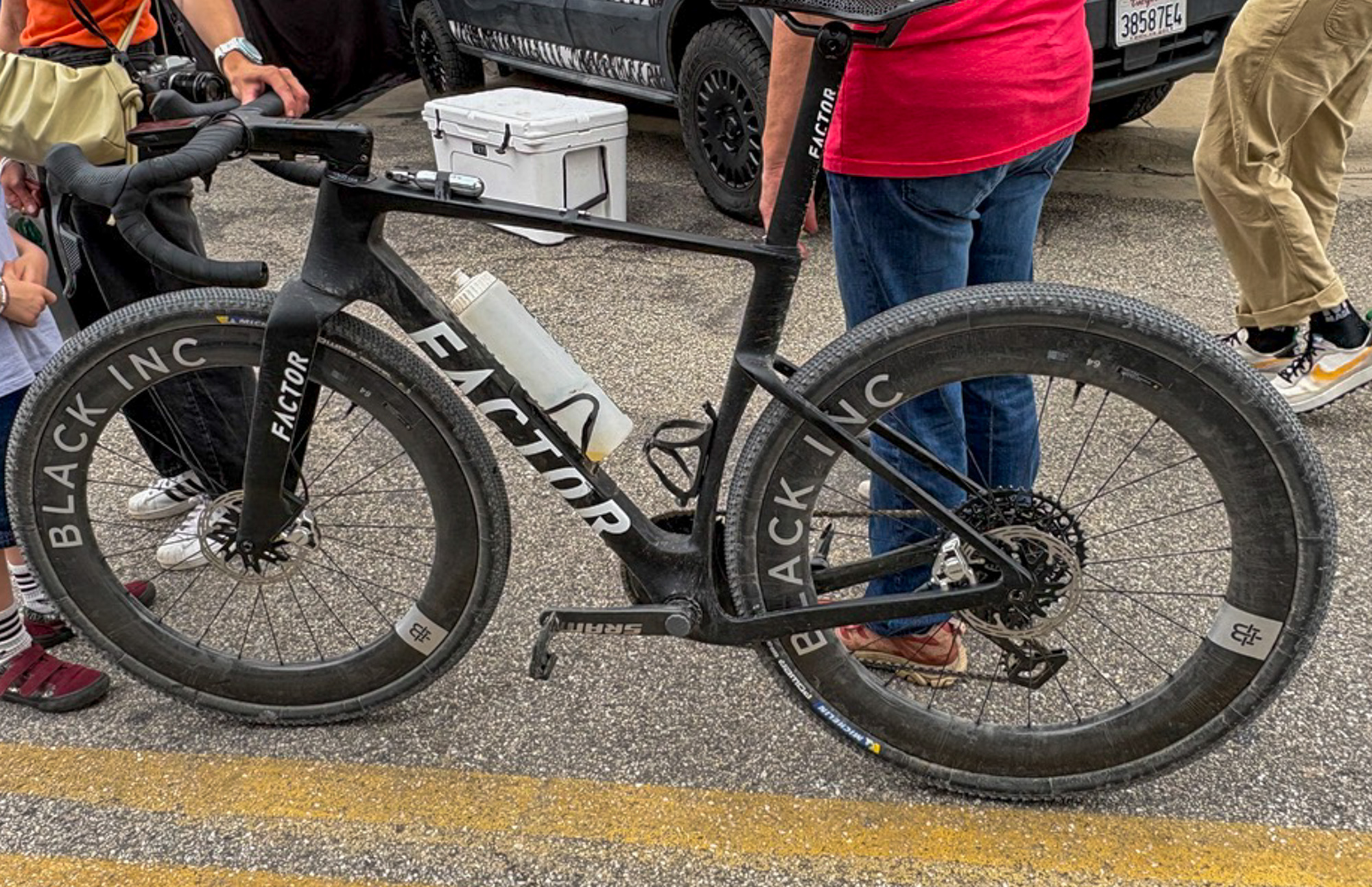 Romain Bardet's prototype Factor at Unbound Gravel