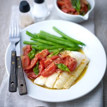 Haddock with Hot Chopped Tomato Sauce recipe-Haddock recipes-recipe ideas-new recipes-woman and home