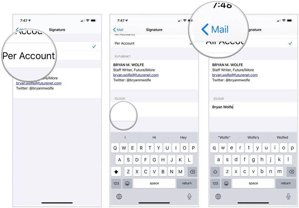 How to change signatures on iPhone and iPad iMore