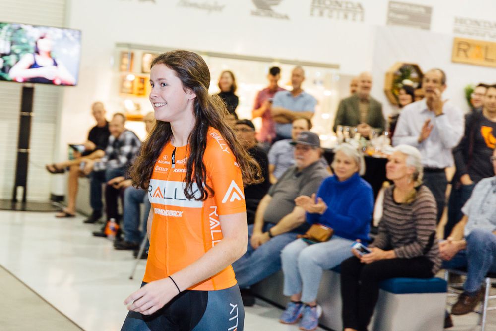 Katherine Maine returns for her second season with Rally Cycling.