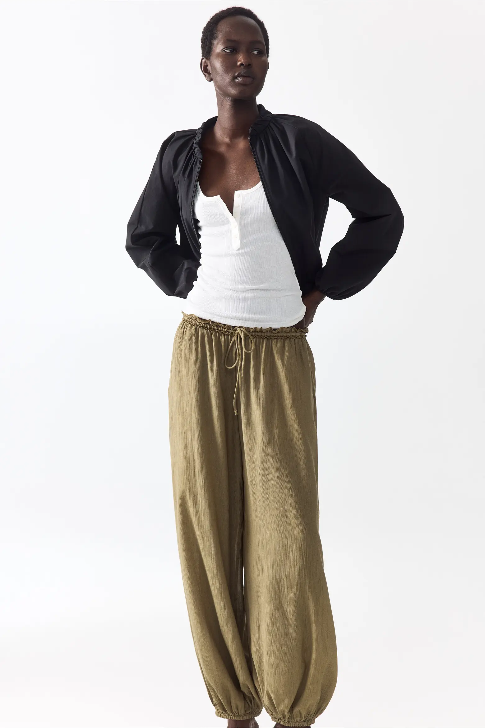 H&amp;amp;M, Balloon Drawstring Trousers
