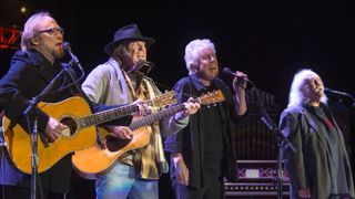 Stephen Stills, Neil Young, Graham Nash and David Crosby perform in 2013