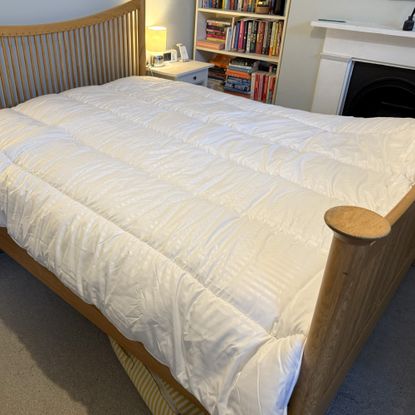 M&S Supremely Washable Duvet being tested in a bedroom at home