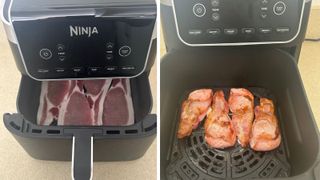Ninja Air Fryer MAX PRO 6.2L cooking bacon