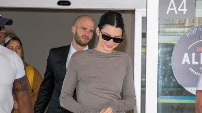 Kendall Jenner's Arrives at Cannes Film Festival in Sheer Leggings -  Kendall Jenner Street Style