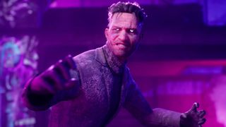 Benny as takes a fighting stance in Bloodlines 2.