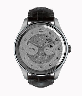 Gucci Watch with stars and planets on face