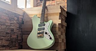 John Page The DL: available in Black, White, Retro Mint and Tahitian Coral, this premium S/P90/P90 electric is steeped in classic American custom shop quality.