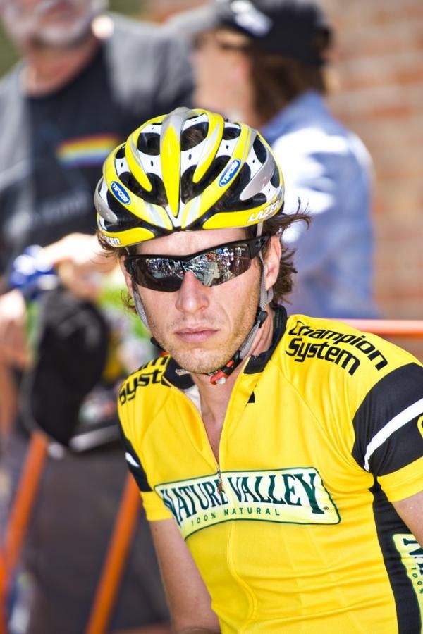 Race leader Scott Zwizanski (Kelly Benefits Strategies) focused on defending his jersey.