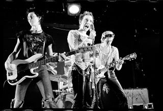 The sex pistols performing on stage