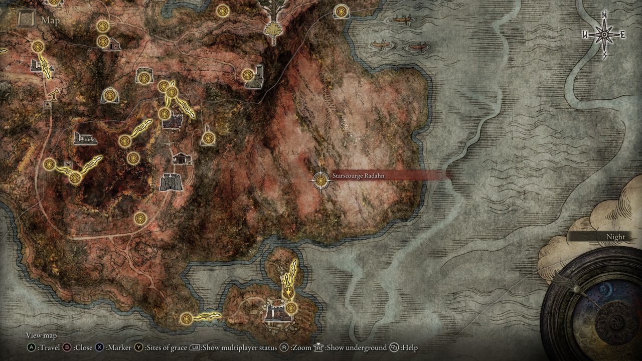 Starscourge Radahn location