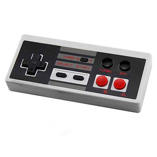 Best retro controllers; a photo of the OSTENT NES mini controller 