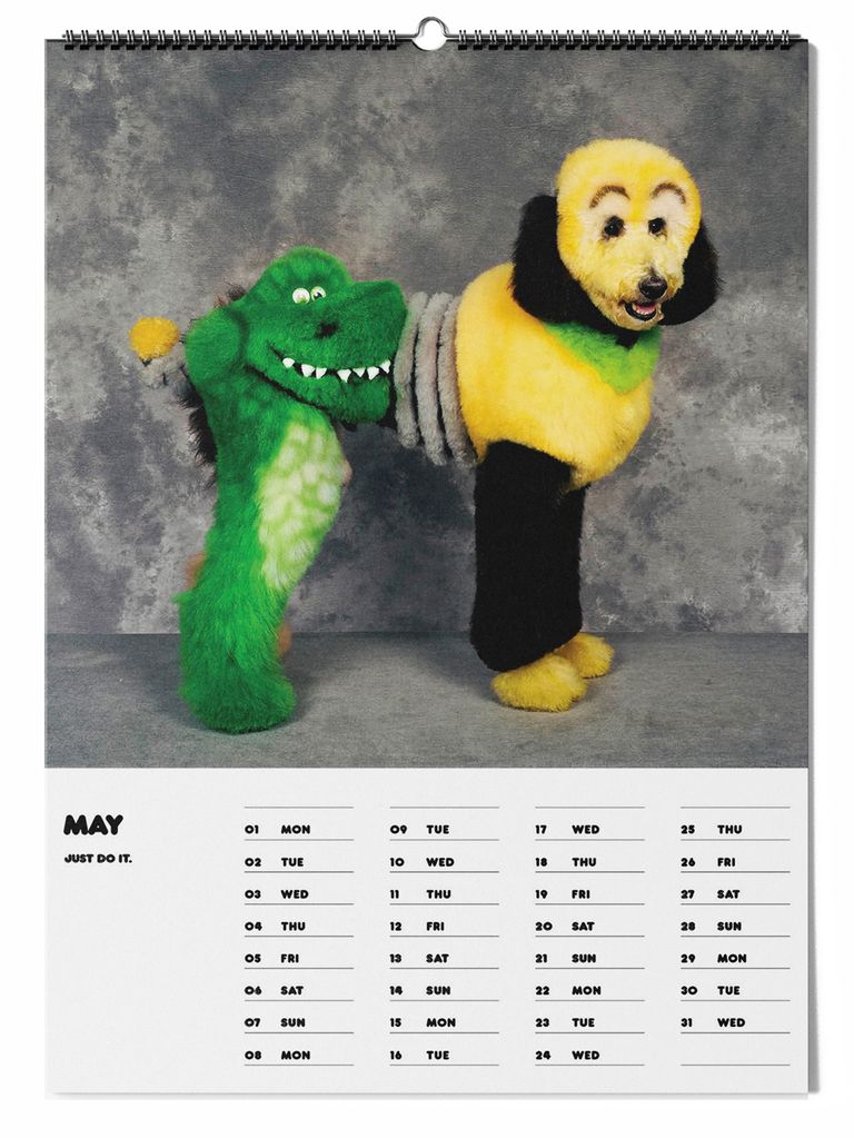 Daniel Gebhart de Koekkoek’s 2023 calendar of dog portraits Wallpaper