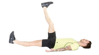 Chris Richardson from Zero Gravity Pilates demonstrates how to do leg drops