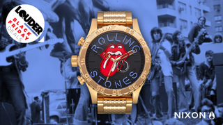 Rolling Stones x Nixon watch on image of The Rolling Stones