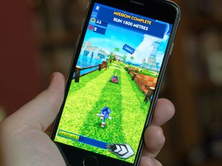 Sonic Dash on iPhone