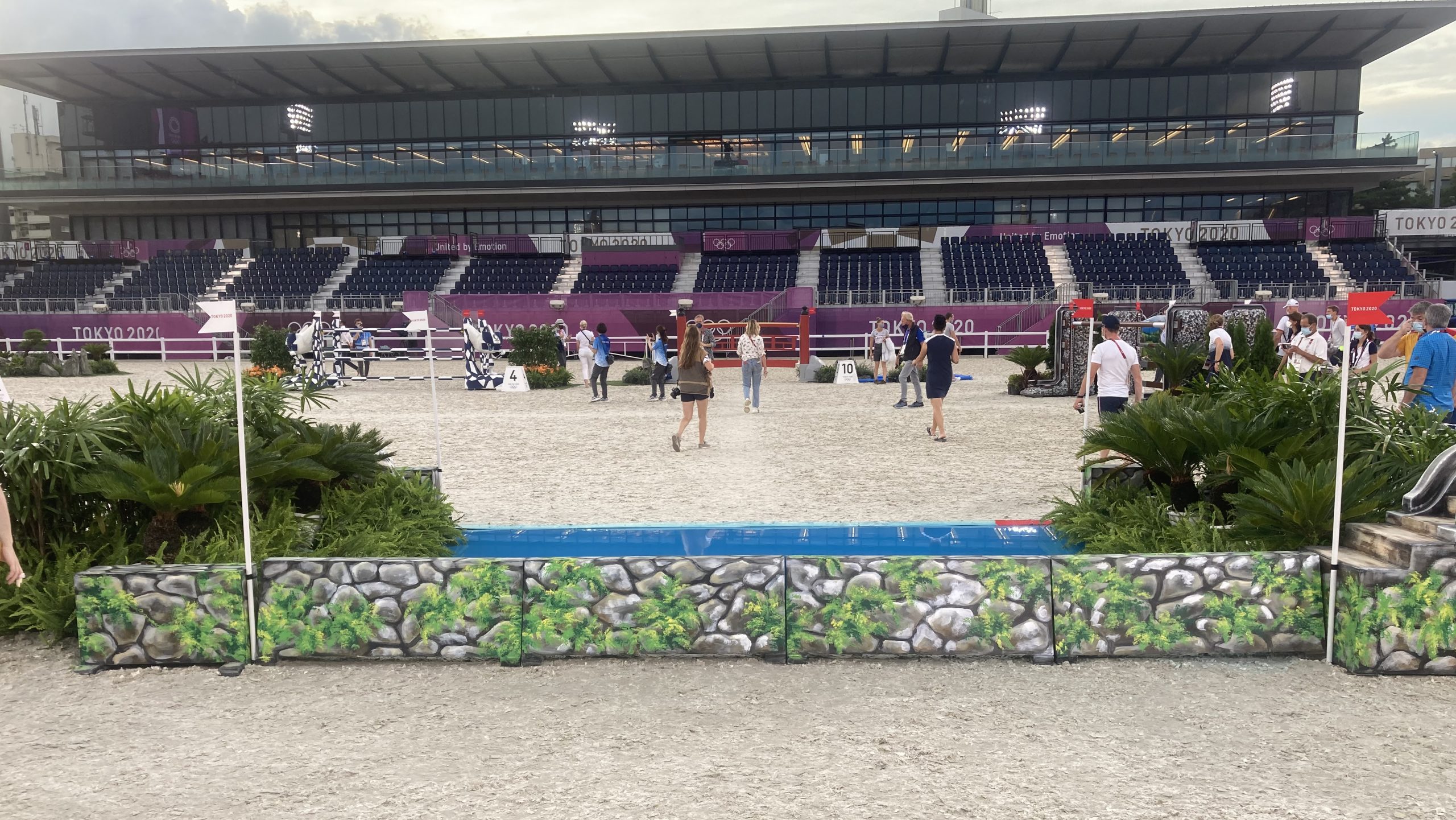 Olympic team showjumping &amp;ndash; course for the final