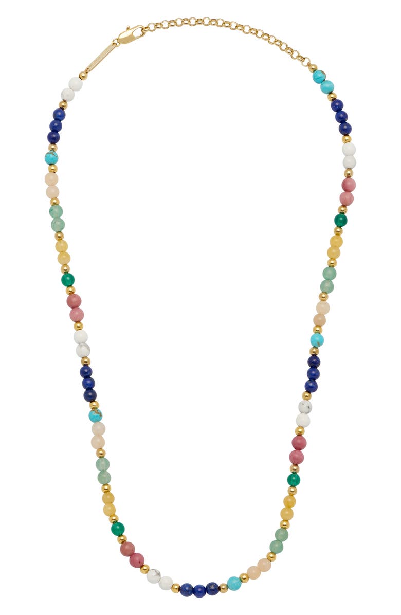 Multistone Beaded Necklace