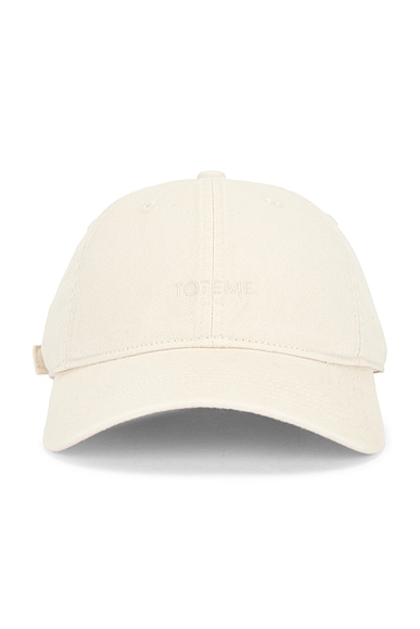 Leather Trim Cotton Cap