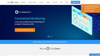 CloudLinux's website