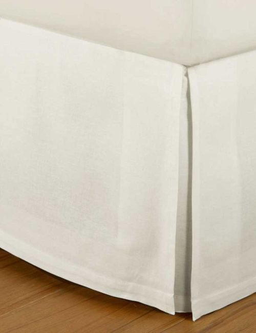 Essential Linen Cotton Bed Skirt