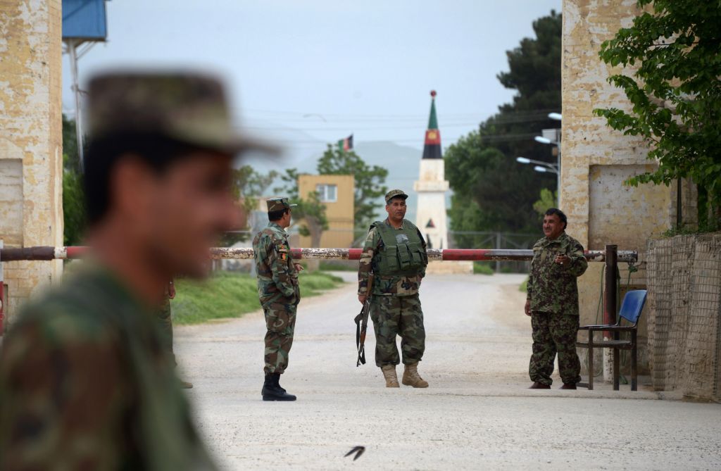 Afghan troops.