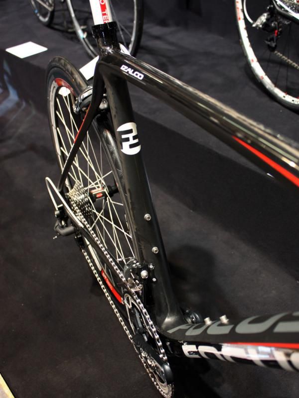 Seat tubes on the Izalco Team and Pro frames are dramatically asymmetrical.
